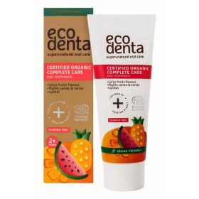   Ecodenta minősített rágógumi ízű gyümölcsös gyermekfogkrém, 75 ml