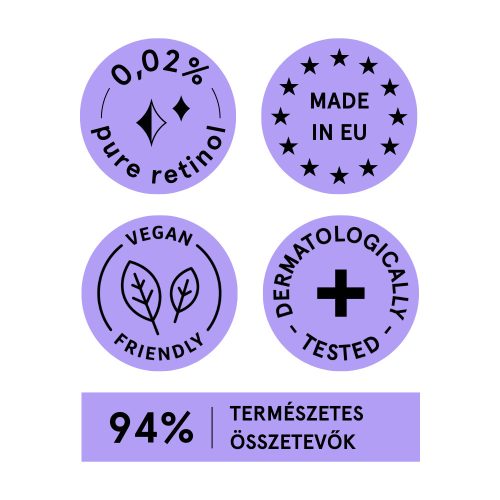 Kili.g éjszakai arcgélmaszk retinollal, 3x7 ml