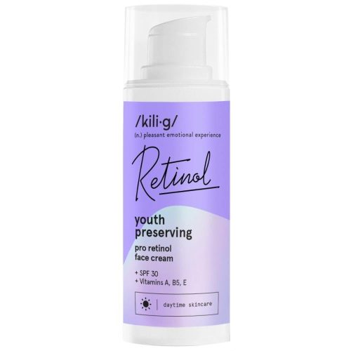 Kili.g Pro-retinol nappali arckrém SPF30, 50 ml