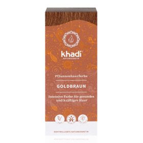 Khadi növényi hajfesték aranybarna, 100 g