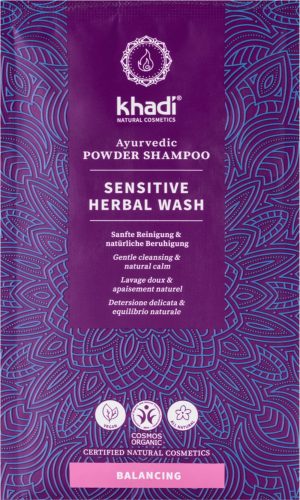 Khadi Sensitive Herbal Wash por alapú sampon, 50 g