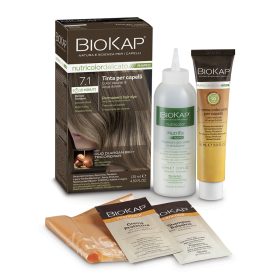   Biokap NutriColor Rapid tartós hajfesték Nr 7.1 Swedish Blond, 135 ml
