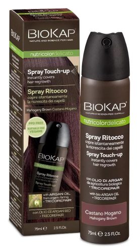 Biokap NutriColor hajtőszínező spray mahagónibarna, 75 ml