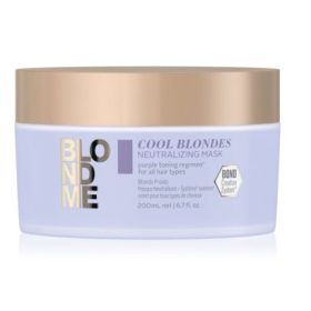   Schwarzkopf Blondme Cool Blondes pakolás hideg szőke hajra, 200 ml