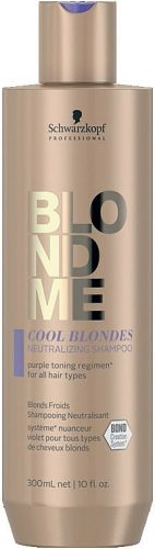 Schwarzkopf Blondme Cool Blondes sampon hideg szőke hajra, 300 ml