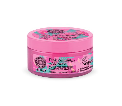 Natura Siberica C-Berrica Pink Calluna pórustisztító agyagos arcmaszk, 100 ml