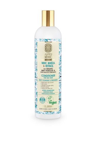 Natura Siberica mélytisztító frissítő hajkondicionáló Zsíros hajra hajra, 400 ml