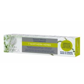   Natura Siberica 7 Northern Herbs natúr gyógynövényes fogkrém, 100g