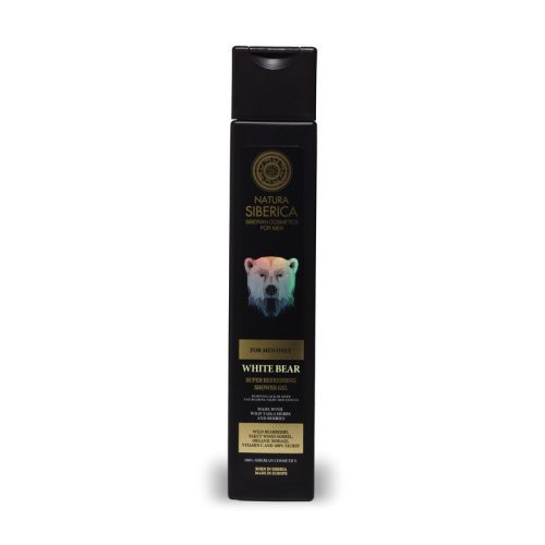 Natura Siberica frissítő tusfürdő férfiaknak, 250 ml