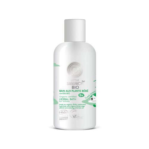 Natura Siberica Little Siberica bio Gyógynövényes babafürdető, 250 ml