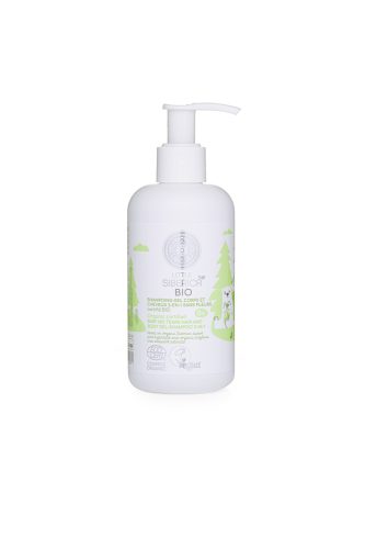 Natura Siberica Little Siberica 2 az 1-ben KönnyMentes bio babasampon és fürdető, 250  ml