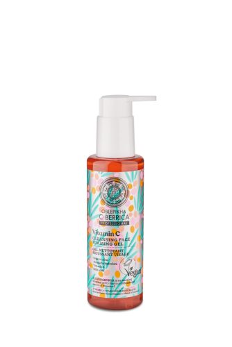 Natura Siberica Oblepikha C-Berrica arctisztító hab-gél C-vitaminnal, 145 ml