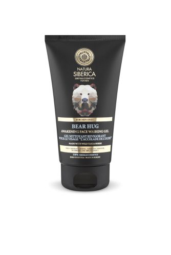 Natura Siberica ébresztő/frissítő Arclemosó gél férfiaknak, 150 ml