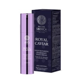   Natura Siberica Royal Caviar mélyregeneráló éjszakai arckrém, 50 ml