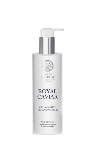 Natura Siberica Royal Caviar ragyogást adó arctisztító tej, 200 ml
