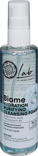 Natura Siberica Lab Biome hidratáló arctisztító hab Hialuronsav + B5 provitamin, 200 ml