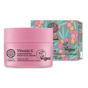   Natura Siberica Oblepikha C-Berrica Lumineszcencia éjszakai arckrém C-vitaminnal, 50 ml
