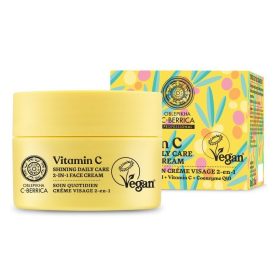  Natura Siberica Oblepikha C-Berrica 2-in-1 ragyogás arckrém C-vitaminnal, 50 ml