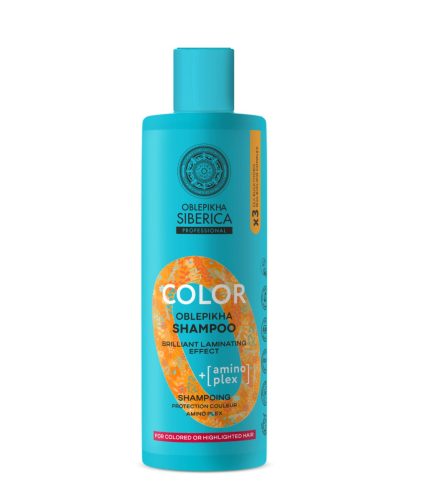 Natura Siberica Oblepikha Siberica színvédő homoktövis sampon, 400 ml