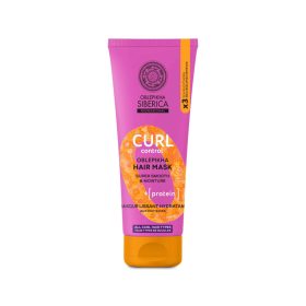   Natura Siberica Oblepikha Siberica homoktövis hajmaszk göndör hajra, 200 ml