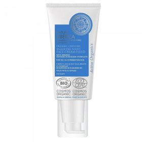   Natura Siberica kiegyensúlyozó bio éjszakai arckrém-fluid zsíros és vegyes bőrre, 50 ml