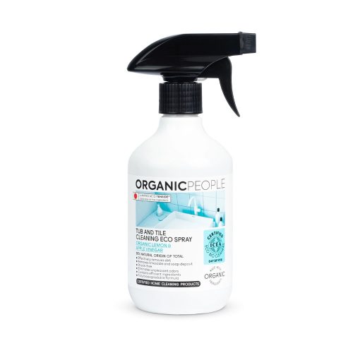 Organic People öko Kád- és csempetisztító spray bio citrommal és almaecettel, 500 ml