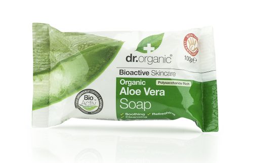 Dr Organic Bio Aloe Vera szappan, 100 g
