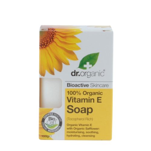 Dr Organic Bio E-Vitaminos szappan, 100 g