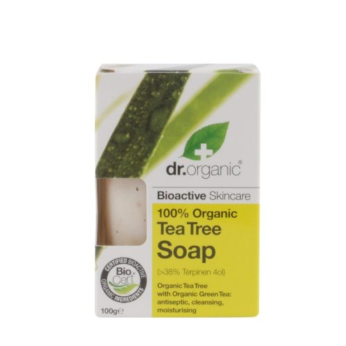 Dr Organic Bio Teafa szappan, 100 g