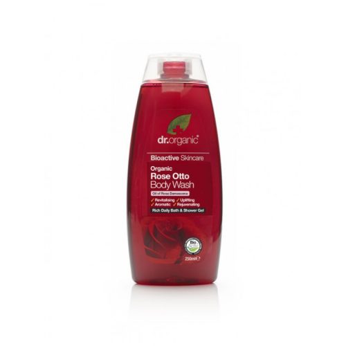 Dr Organic tusfürdő bio damaszkuszi rózsával, 250 ml