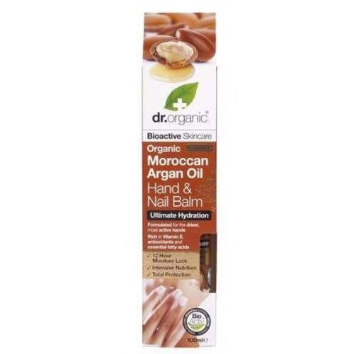 Dr Organic hidratáló kéz-és körömápoló balzsam marokkói bio argán olajjal, 100 ml