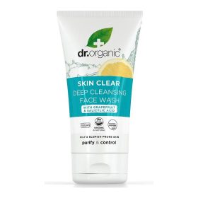   Dr Organic Skin Clear mélytisztító arclemosó 5 az 1-ben, 125 ml