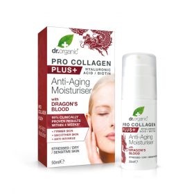   Dr Organic Pro Collagen Anti-Aging hidratáló arckrém sárkányvérfa kivonattal, 50 ml
