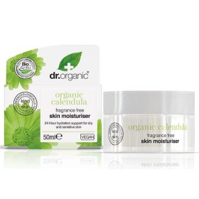   Dr Organic illatmentes hidratáló krém bio körömvirággal, 50 ml