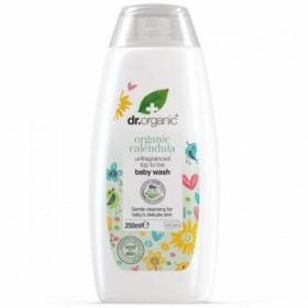   Dr Organic Illatmentes babafürdető bio körömvirággal, 250 ml
