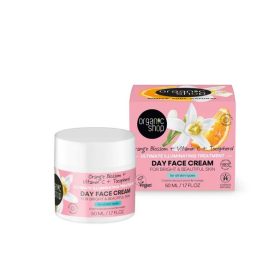   Organic Shop nappali arckrém narancsvirággal C-vitaminnal és tokoferollal, 50 ml