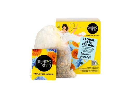 Organic Shop Floral Bath fürdőfilter virágokkal, 3 db