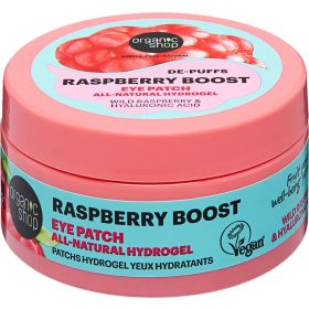   Organic Shop természetes hidrogél szemmaszk erdei málnával és hialuronsavval, 60 db