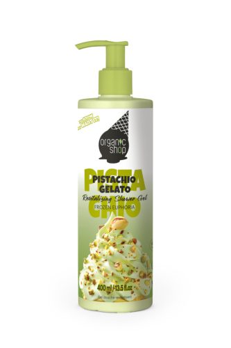 Organic Shop pisztácia fagyi revitalizáló tusfürdő gél, 400 ml