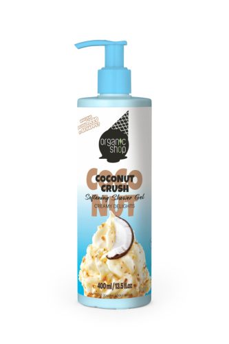 Organic Shop kókusz fagyi puhító tusfürdő gél, 400 ml