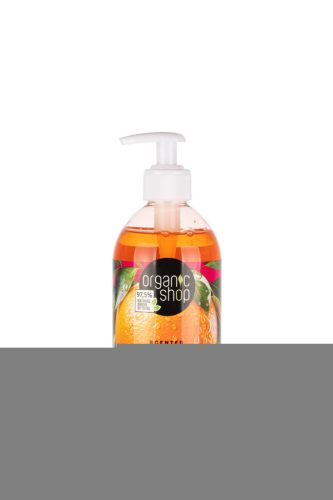 Organic Shop mediterrán szellő illatos folyékony szappan narancsvirággal és C-vitaminnal, 400 ml