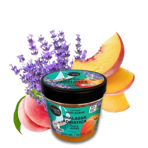 Organic Shop Thalassa Adriatica lifting testradír barackkal és levendulával, 300 ml