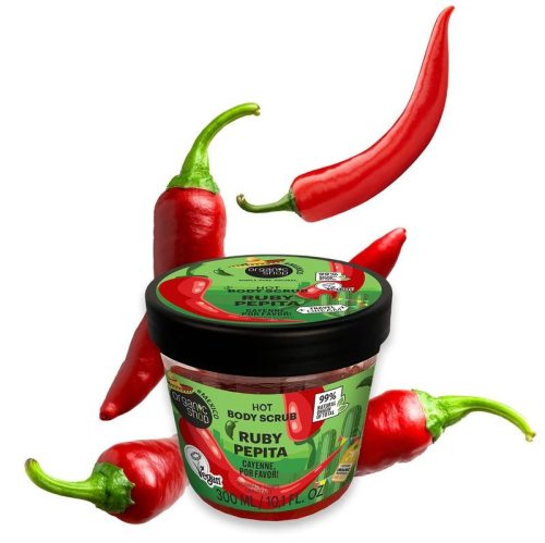 Organic Shop Rubi Pepita! Hot testradír cayenne borssal, 300 ml