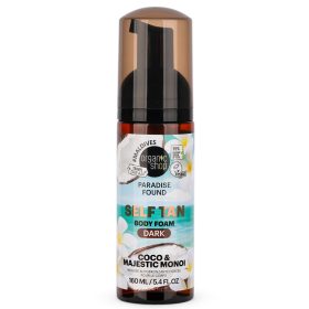  Organic Shop barnító hab kókusszal és monoival, sötét, 160 ml