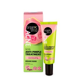   Organic Shop ACNE SOS Pattanás elleni gél bio guavával, 30 ml