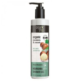   Organic Shop Wellness tusfürdő makadámdióval és avokádóval, 280  ml