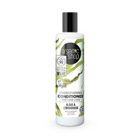   Organic Shop erősítő és hajhullás elleni kondicionáló algával és citromfűvel, 280 ml