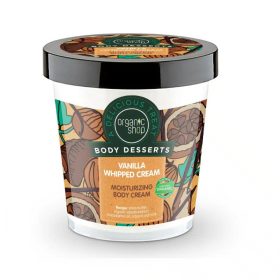 Organic Shop Vaníliahab hidratáló testápoló, 450 ml