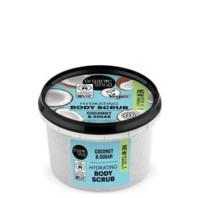   Organic Shop hidratáló testradír kókusszal és cukorral, 250 ml