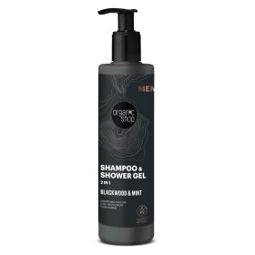   Organic Shop Men 2 in 1 sampon és tusfürdő tölgyfakéreg-kivonattal és mentával, 280 ml